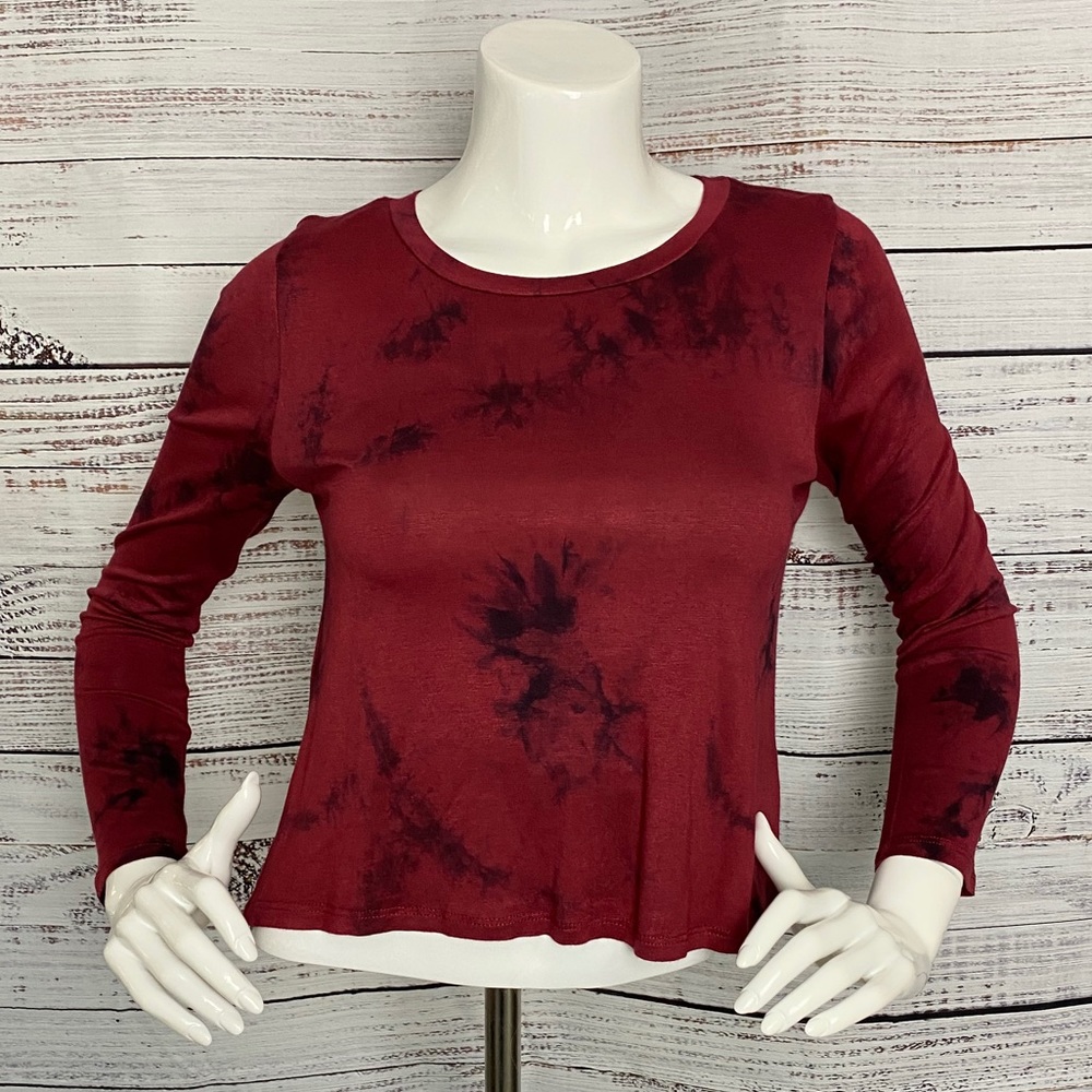 Purple Snow Longsleeve Wine Red Top Fall